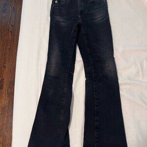 The coolest and oh so in AG jeans. The look is a bit faded. They fit really well